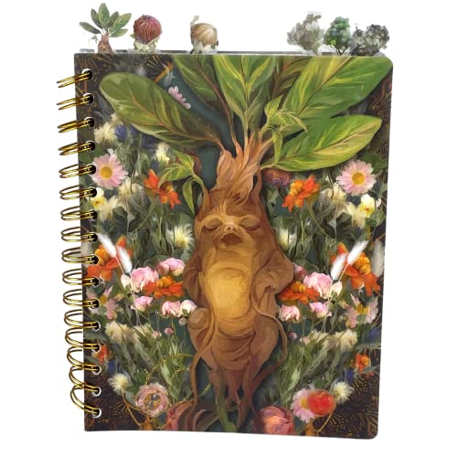 Innovative Designs Harry Potter Tab Journal Notebook Herbology Spiral Bound 144 Lined Pages 8 x 7 inches - Image 1