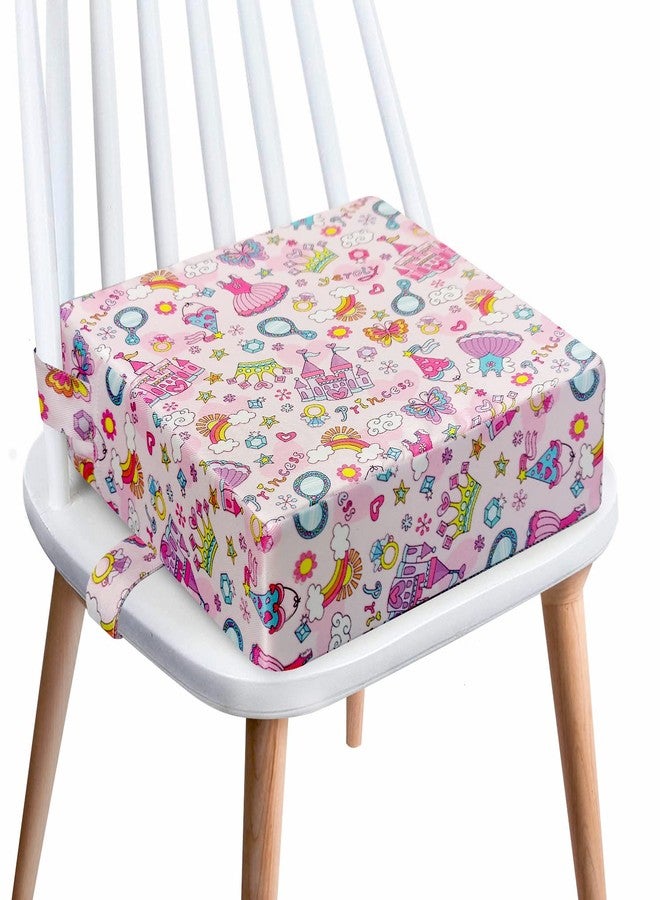 yeroly Toddler Booster Seat for Dining Table,4 Inches Washable Double Safer Straps Non-Slip Bottom Booster Seat for Kids, Portable Travel High Density Sponge Detachable Increasing Cushion for Child... - Image 1
