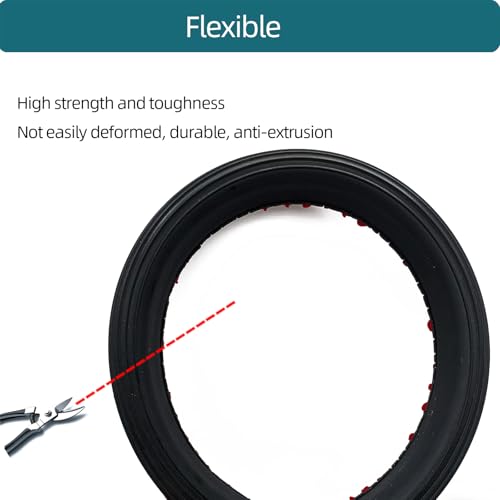 Tintvent D Shape EPDM Rubber Seal Strip, Self-Adhesive Rubber Weather Stripping for Boat, Auto, RV, Marine, Garage Doors/Window and More, W:1"; H:1.1"; L:20Feet - Image 4