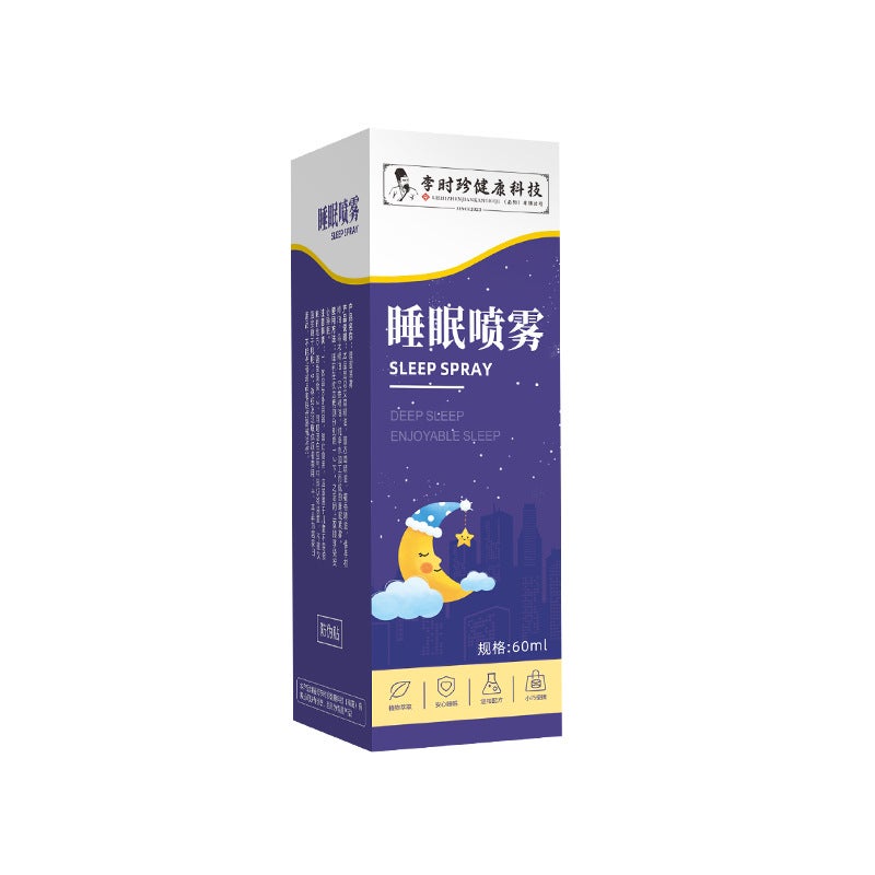 Li Shizhen Sleep Spray Plant Essential Oil Sleep Incense Middle-Aged And Elderly Essential Oil Sleep Spray Night Fragrance Spray - Image 1