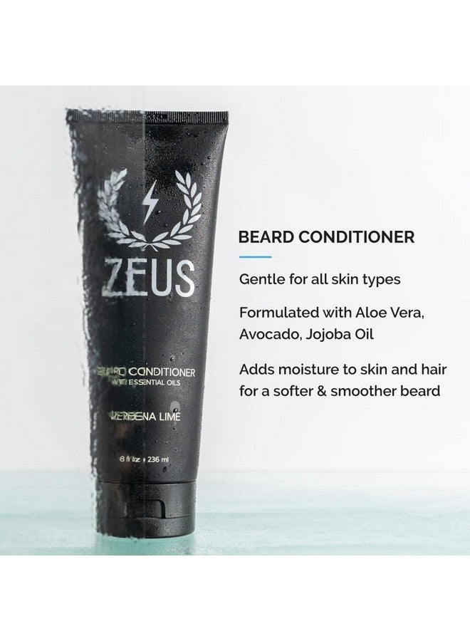 زيوس مجموعة غسول اللحية وزيت اللحية للرجال، لتنعيم وترطيب وترطيب شعر الوجه (فانيليا روم) صنع في الولايات المتحدة الأمريكية - Image 4