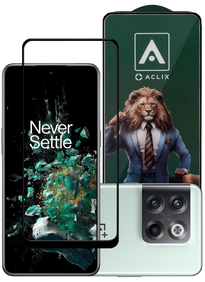 ACLIX Antistatic ESD Dustproof Premium Quality High Definition Tempered Glass Screen Protector Designed For OnePlus 10T - Image 1
