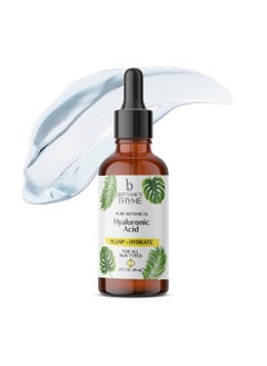 Brittanie's Thyme Brittanie's Thyme Pure Hyaluronic Acid Serum for Face | Anti-Aging Serum for Fine Lines & Wrinkles | Intense Plumping and Hydration | Repairs Dry Skin with Highest Concentration of Hyaluronic Acid 