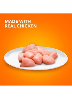 Iams IAMS Perfect Portions Healthy Kitten Wet Cat Food Cuts in Gravy Chicken Recipe, 2.6 oz. Easy Peel Twin-Pack Trays (24 Count, 48 Servings)  - Image 2