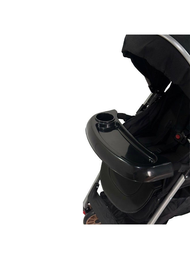 MAAS A lightweight, one-hand foldable, two-way stroller with a multi-point safety system that can be easily stored; its modern and comfortable design makes it suitable for everyday outings. - Image 4