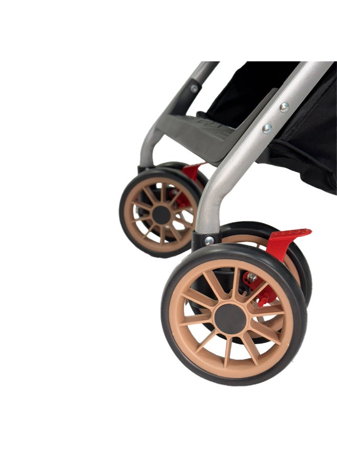 MAAS A lightweight, one-hand foldable, two-way stroller with a multi-point safety system that can be easily stored; its modern and comfortable design makes it suitable for everyday outings. - Image 3