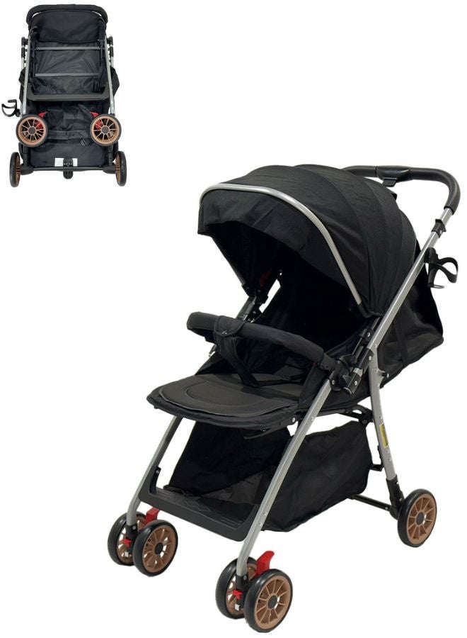 MAAS A lightweight, one-hand foldable, two-way stroller with a multi-point safety system that can be easily stored; its modern and comfortable design makes it suitable for everyday outings. - Image 1