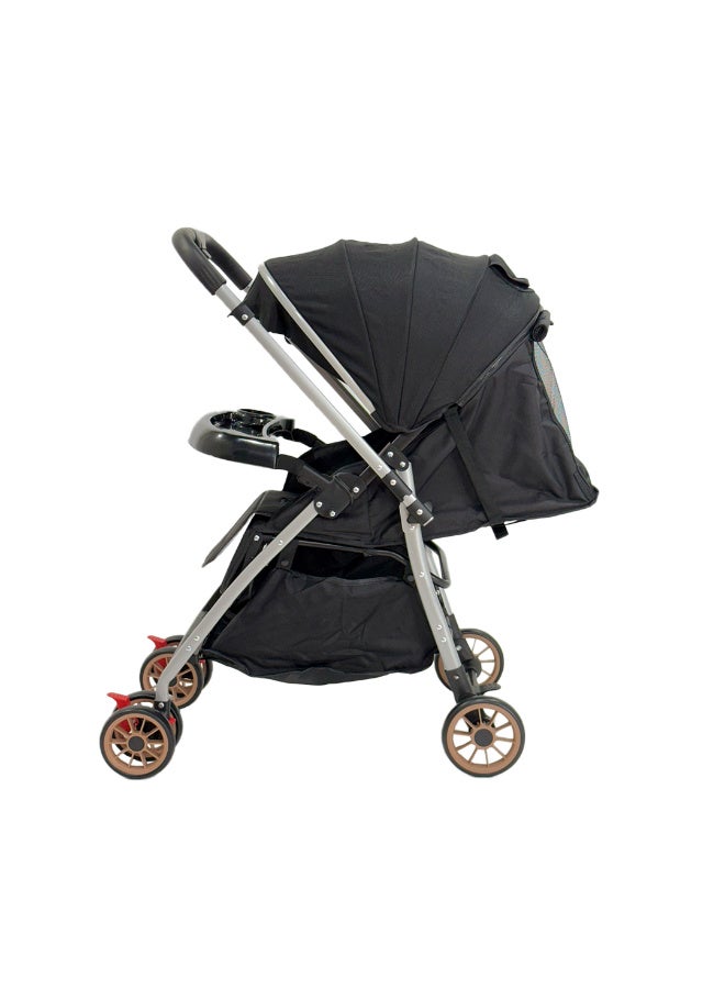 MAAS A lightweight, one-hand foldable, two-way stroller with a multi-point safety system that can be easily stored; its modern and comfortable design makes it suitable for everyday outings. - Image 2