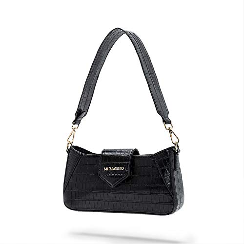 Miraggio Isabella Women's Shoulder Handbag - Black - Image 3
