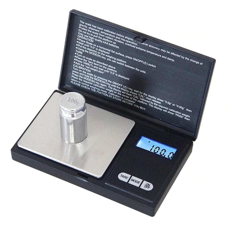 BlissCart Mini Digital Scale Jewellery Weight Measuring Scale Weighing Scale For Gold Jewellery Shop Min 01gm Max500gm - Image 1
