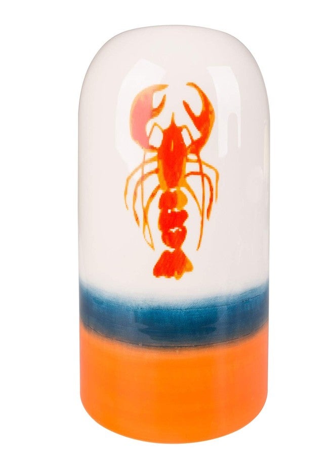Beachcombers Ceramic Lobster Buoy Vase Red - Image 1