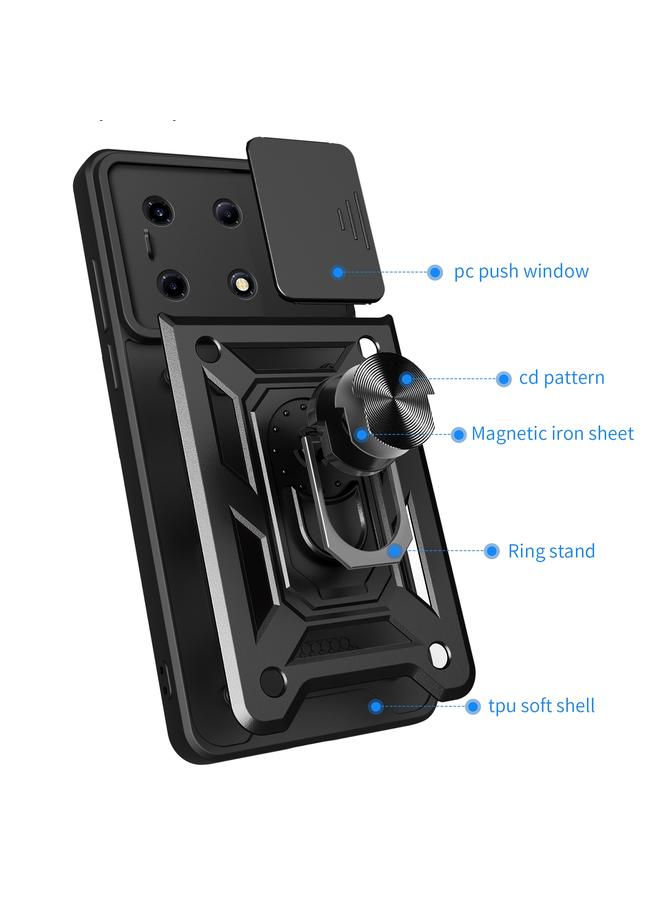 S-TOP Case For Infinix Note 30 VIP Sliding Camera Cover Design TPU+PC Phone Case - Image 3