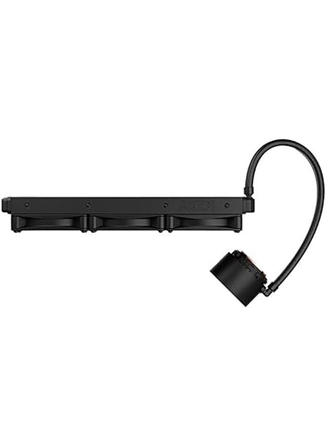 NZXT - Kraken Elite RGB 360-360mm AIO CPU Liquid Cooler - Customizable 2.36"" Wide-Angle LCD Display for GIFs, Images, Performance Metrics - High-Performance Pump - 3 x F120 RGB Core Fans - Black - Image 1