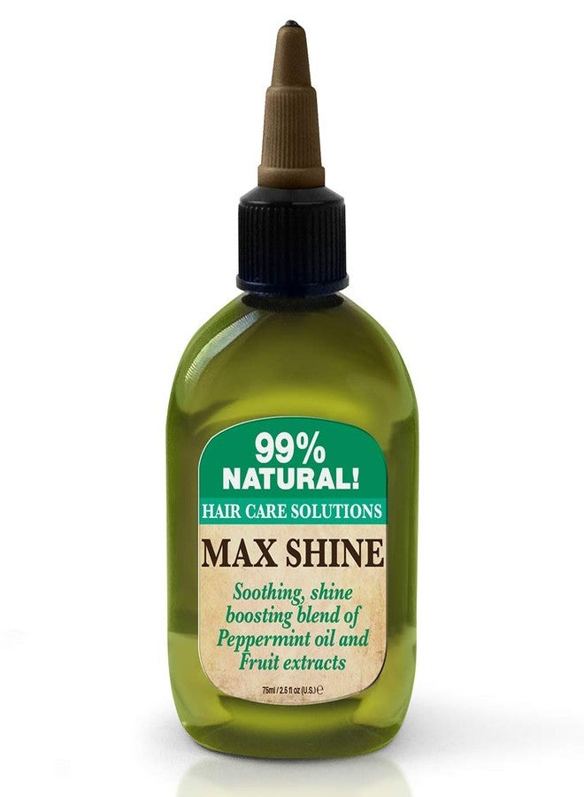 Difeel 99% Natural Therapeutic Hair Care Solutions - Max Shine 2.5 ounce - Image 1