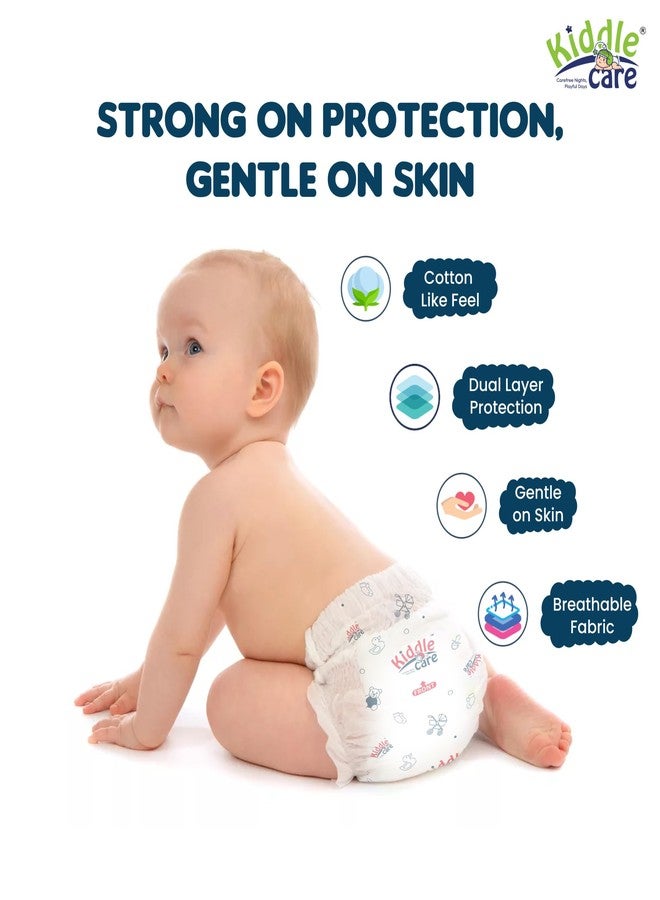 Kiddle Care Easy Comfort Baby Diaper Pants | Small (S) | 4-8 Kg | 78 Pieces | Up to 12 Hours Protection, Prevents Leakage, Wetness Indicator Breathable Comfy Fit Keeps Baby Dry All Day - Image 5