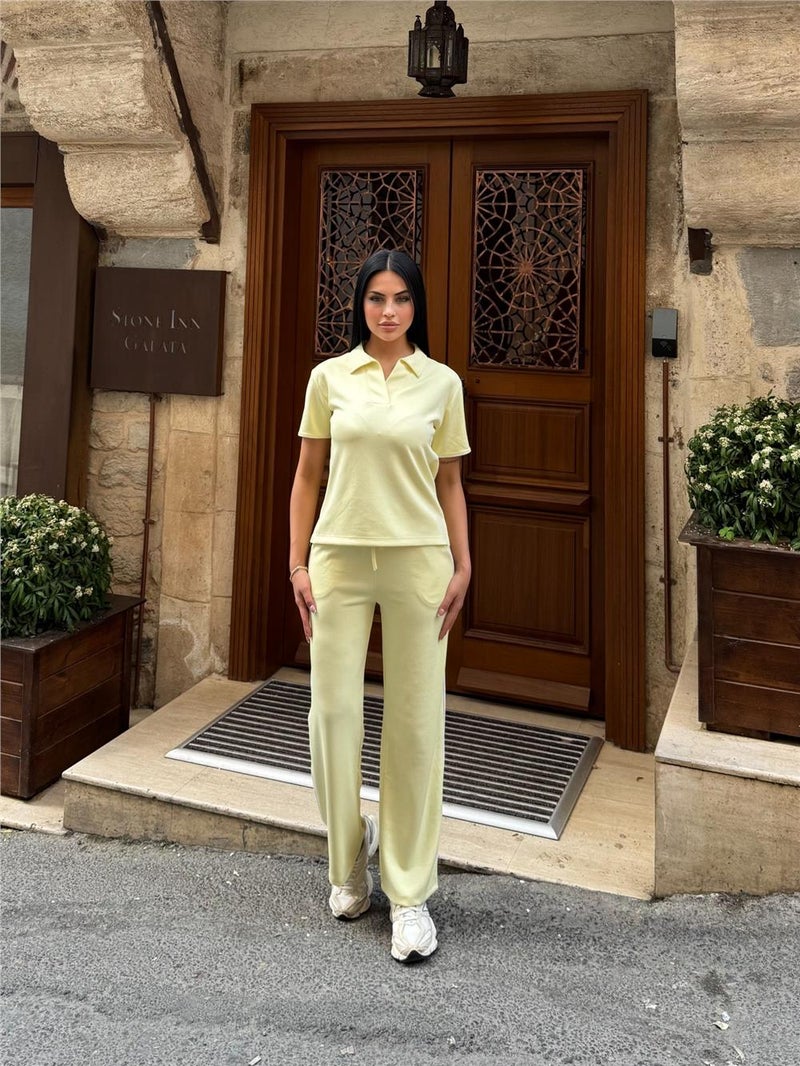 Weshaya Top-Bottom Set Women Yellow - Image 5