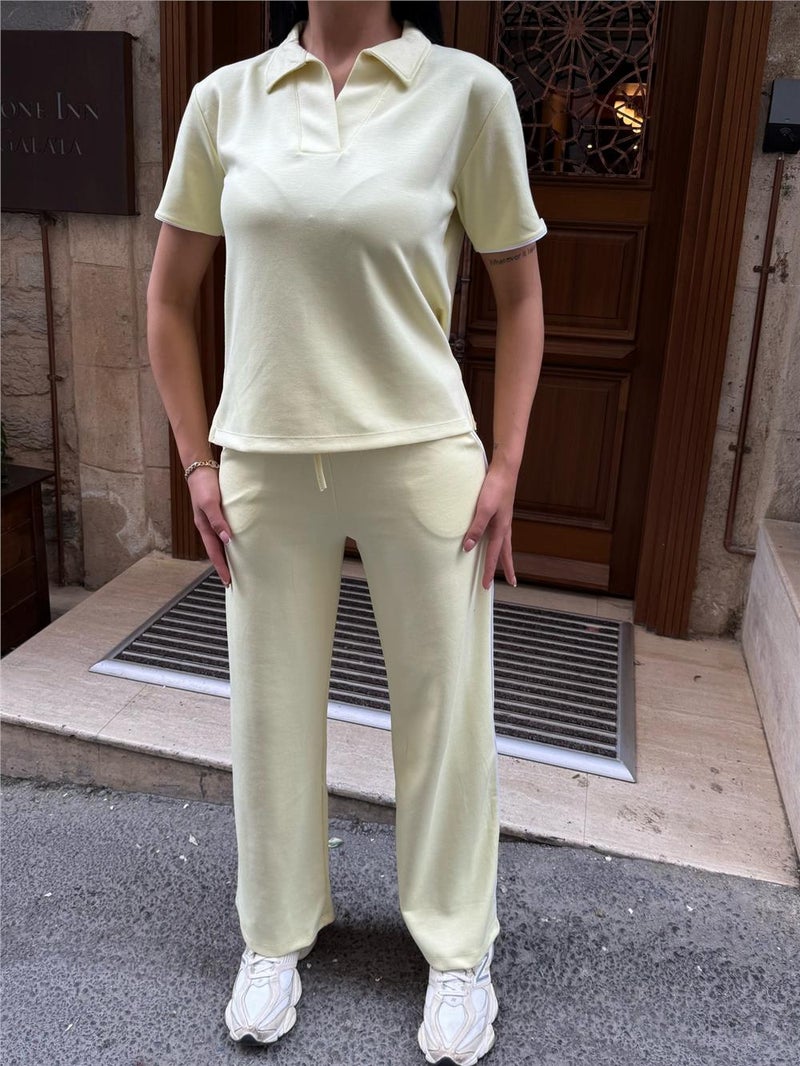 Weshaya Top-Bottom Set Women Yellow - Image 1