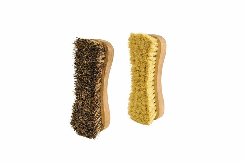 Naturolic All-Natural Wooden Scrub Brush Set | Wooden Handle | Tampico and Palmyra bristles | Eco Friendly Cleaning Products | Pack of 2 - Image 4