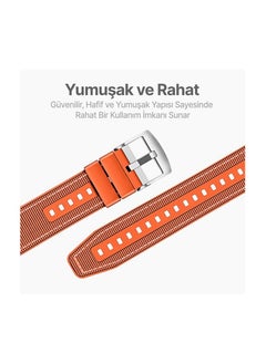 22mm For Huawei Watch GT4 Max Smart Watch 46mm Nylon Braided Silicone Composite Watch Strap, ORANGE - pzsku/ZE60A26A3CA0059E4CDD9Z/45/_/1736343037/19ace72e-b7a5-44fc-80cb-bd13af662285