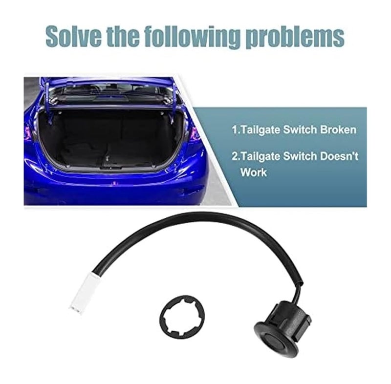 DEMULAX Rear Tailgate Trunk Lock Switch for Mazda 3 - Image 3