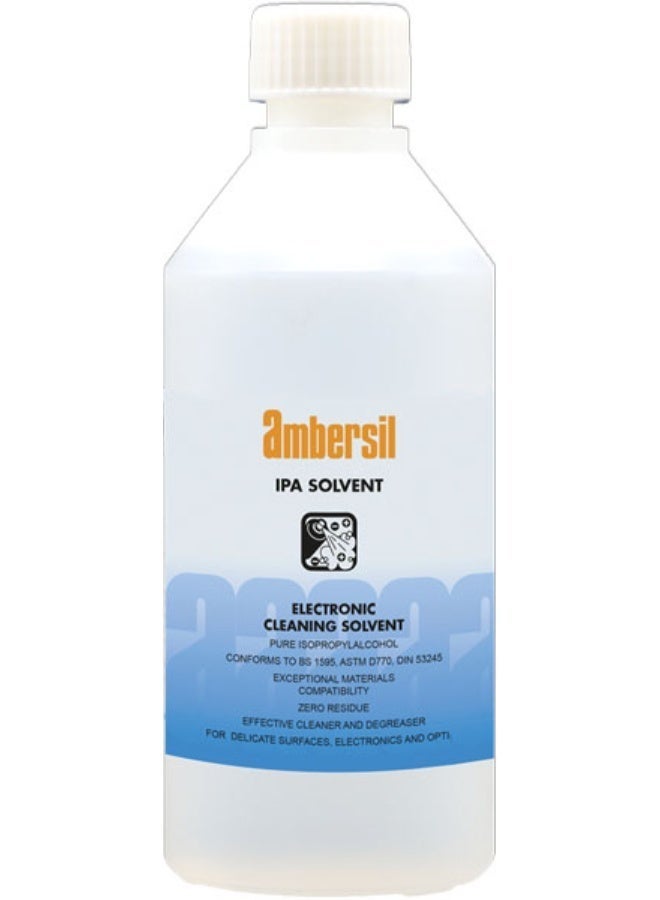امبيرسيل AMBERSIL IPA SOLVENT 250ML ELECTRONIC CLEANING SOLVENT كحول إيزوبروبانول عالي النقاء – الحل المثالي لتنظيف الدوائر الإلكترونية والأجهزة الدقيقة - Image 1