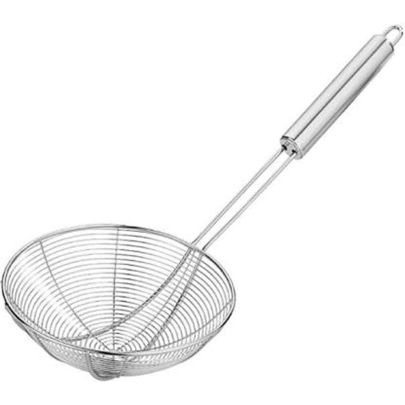SVDK Heavy Build Quality Stainless Steel Deep FryMesh StrainerJharaPuri Strainer Set of 1 Pcs New