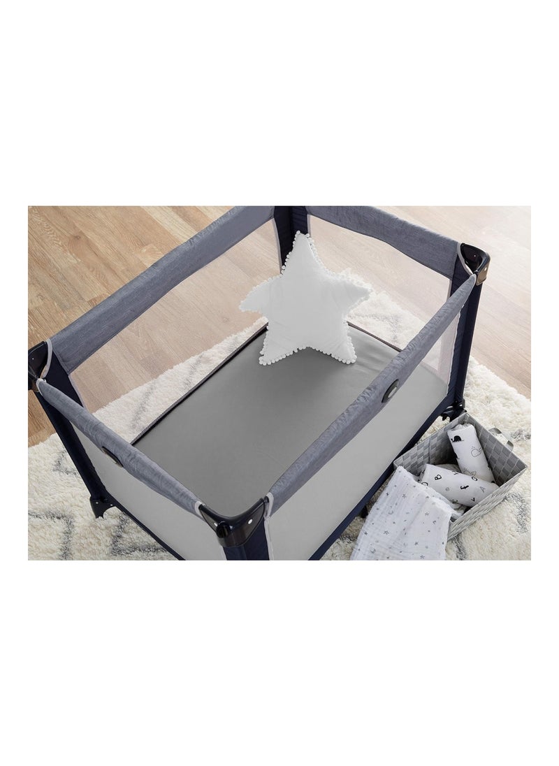 American Baby Company Pack Of 2 Pack N Play Playard Sheet For Boys And Girls, Grey  - Image 5