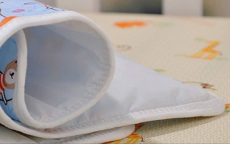 4NEwBiES حصائر تغيير حفاضات جديدة وناعمة للأطفال حديثي الولادة مقاومة للماء وقابلة للتنفس - مجموعة من 3 ألوان متعددة - Image 5