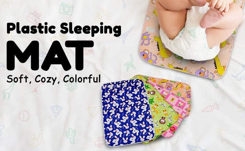 4NEwBiES حصائر تغيير حفاضات جديدة وناعمة للأطفال حديثي الولادة مقاومة للماء وقابلة للتنفس - مجموعة من 3 ألوان متعددة - Image 3