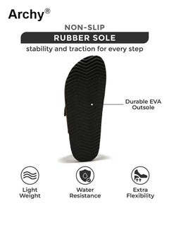 Archy Fashionable Open-Toe Slippers for Men Daily Commuting Beach Casual Cork Sole  - Image 4