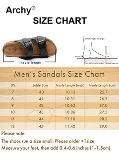 Archy Fashionable Open-Toe Slippers for Men Daily Commuting Beach Casual Cork Sole  - Image 5