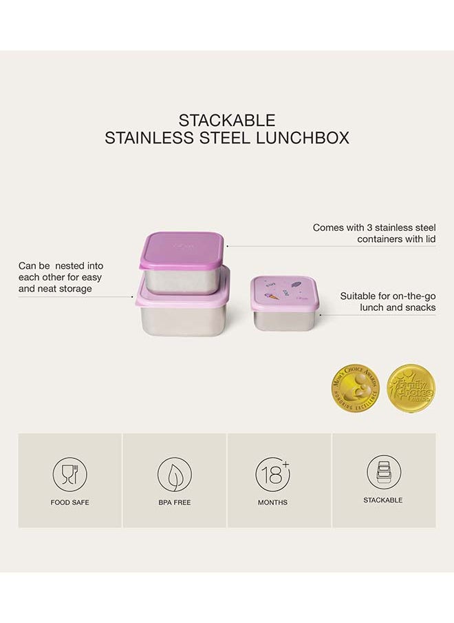 Citron - SS Stackable Lunchbox Stormy - Unicorn - Image 1