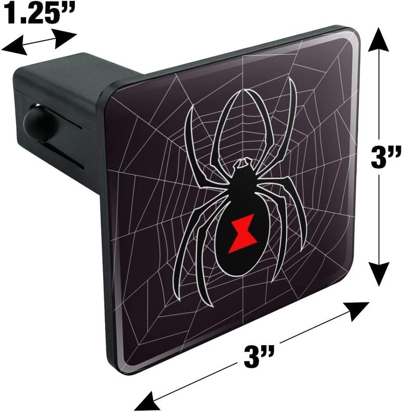 GRAPHICS & MORE Black Widow Spider on Web Tow Trailer Hitch Cover Plug Insert 1 1/4 inch (1.25") - Image 5