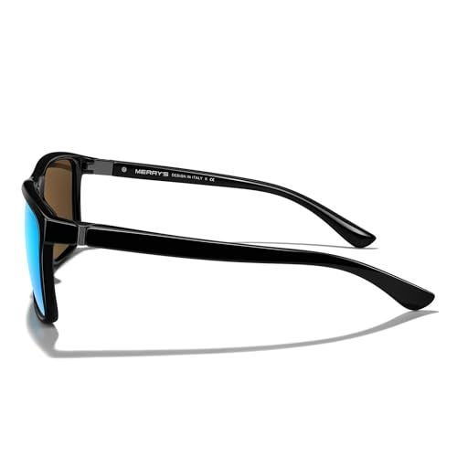 MERRY'S Rectangular Polarized Sports Sunglasses for Men Women Cycling Driving Fishing UV400 Protection S8225 - Image 4
