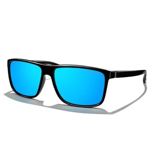 MERRY'S Rectangular Polarized Sports Sunglasses for Men Women Cycling Driving Fishing UV400 Protection S8225 - Image 1