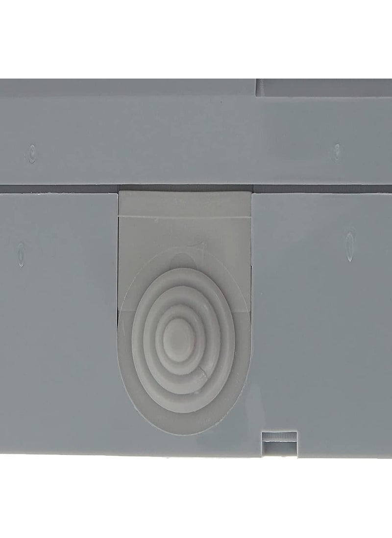 Makel - Surface Mounted Humidifier Covered Grounded Socket + Switch gr - Image 1