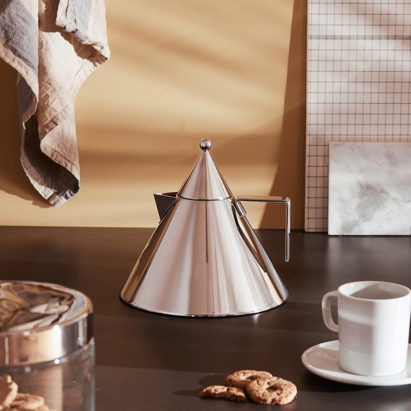 Alessi IL CONICO Kettle - Designer Stainless Steel Teakettle by Aldo Rossi - Image 5