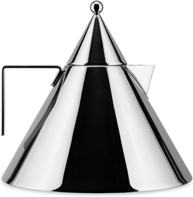 Alessi IL CONICO Kettle - Designer Stainless Steel Teakettle by Aldo Rossi - Image 1