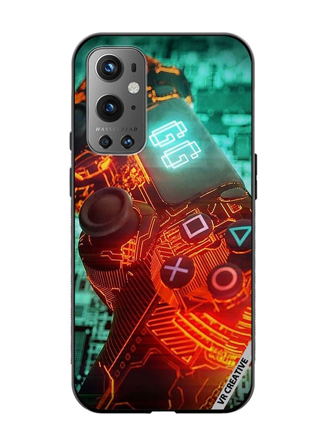 VR CREATIVE Protective Case Cover For OnePlus 9 Pro Ps4 Controller Design Multicolour - Image 1