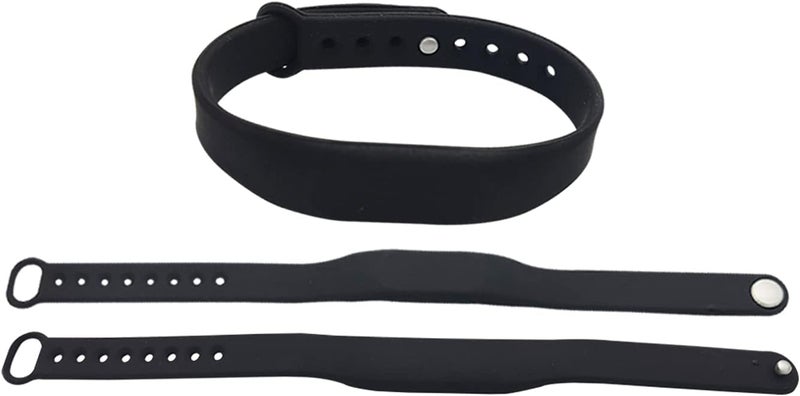 hecere سوار/سوار سيليكون RFID ID 125 قراءة فقط TK4100 متوافق مع EM4100/EM4200 (عبوة من 5) - Image 3
