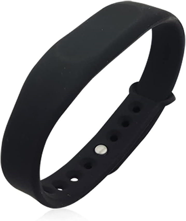 hecere سوار/سوار سيليكون RFID ID 125 قراءة فقط TK4100 متوافق مع EM4100/EM4200 (عبوة من 5) - Image 1