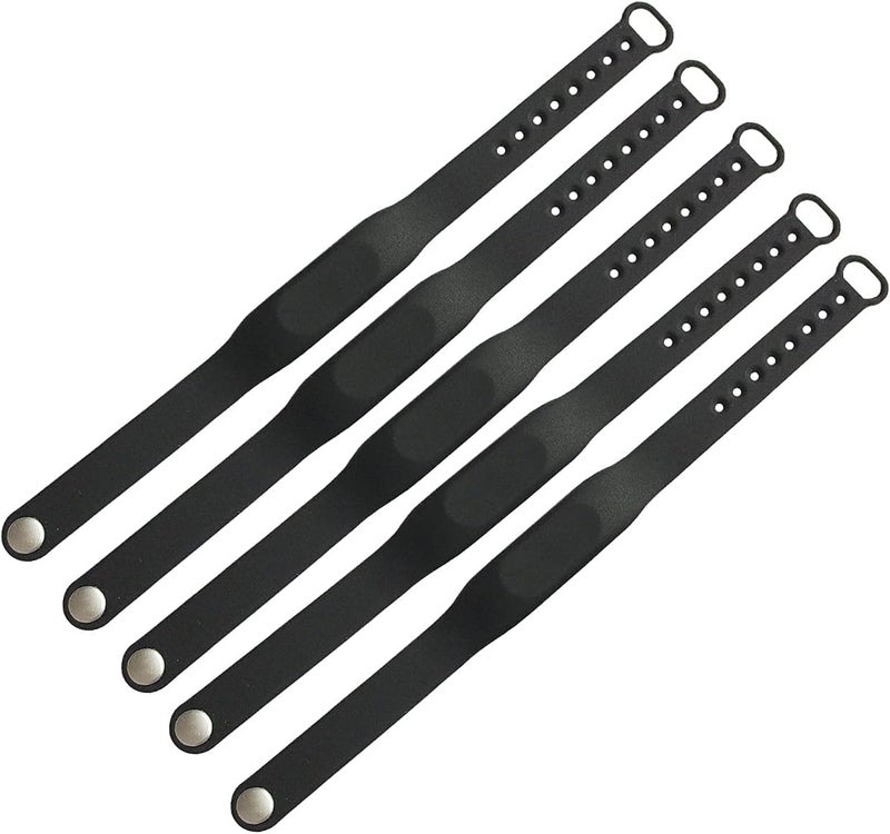 hecere سوار/سوار سيليكون RFID ID 125 قراءة فقط TK4100 متوافق مع EM4100/EM4200 (عبوة من 5) - Image 2