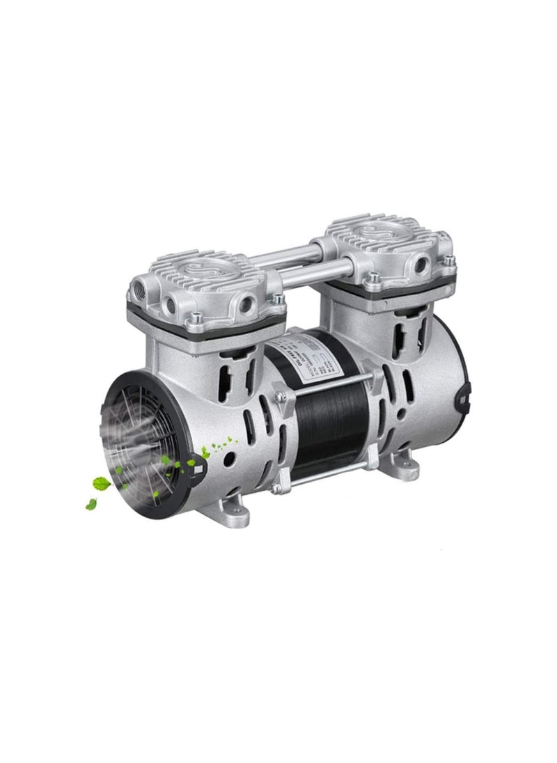 silvercnc - Oilless Diaphragm Vacuum Pump Lab Oil Free Piston Vacuum Pump 200W -90Kpa (110V, 90L/min) - Image 1