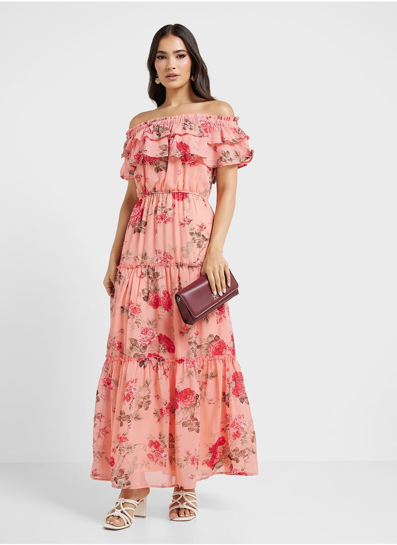ELLA Floral Print Dress  - Image 1