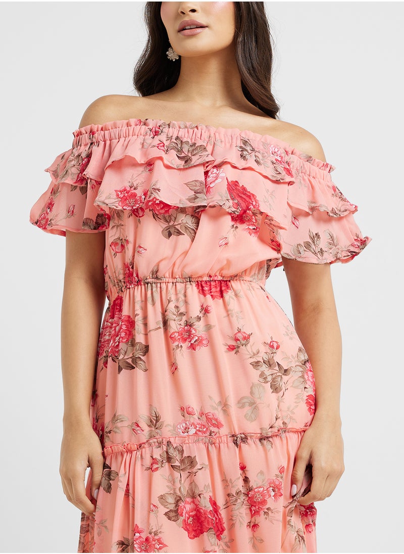 ELLA Floral Print Dress  - Image 3