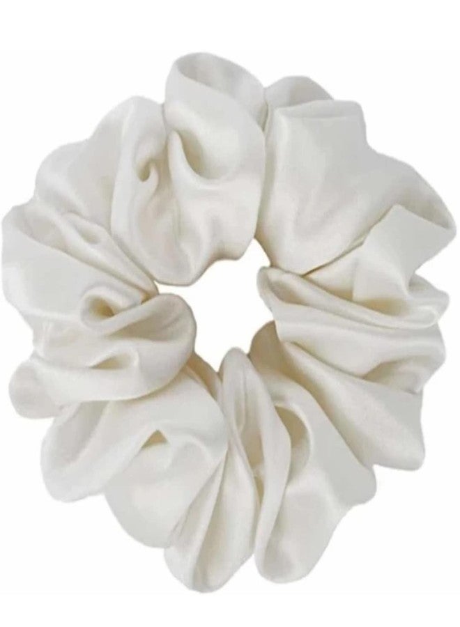 IBDA ربطات شعر حريرية بيضاء وسوداء وفضية من إيبدا، مصنوعة يدويًا، قابلة لتعديل المقاس - Image 4