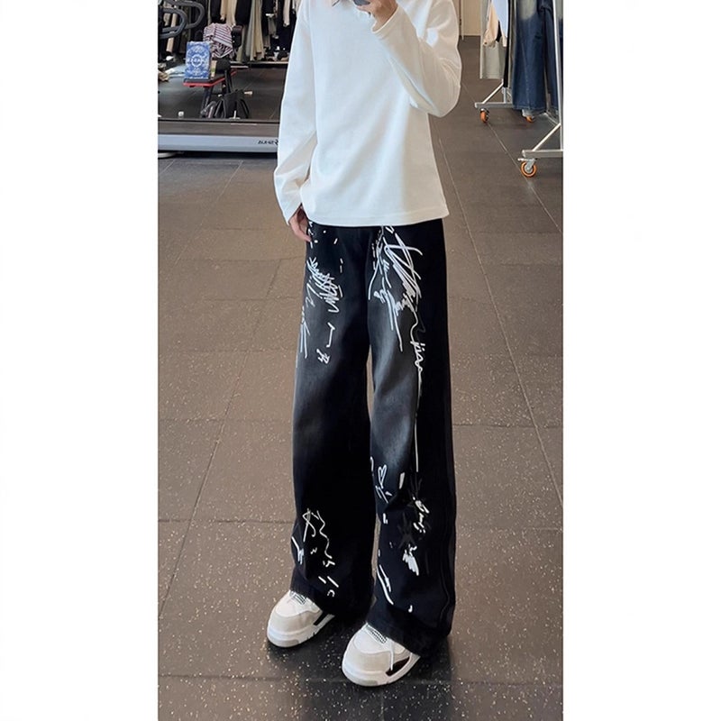 Unisex Casual Daily Denim Jeans - Image 3