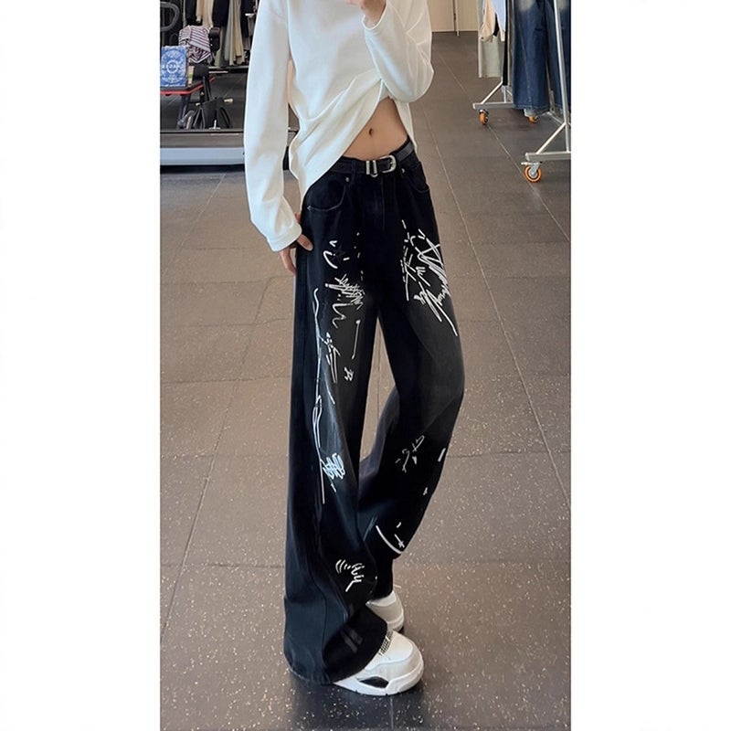 Unisex Casual Daily Denim Jeans - Image 4