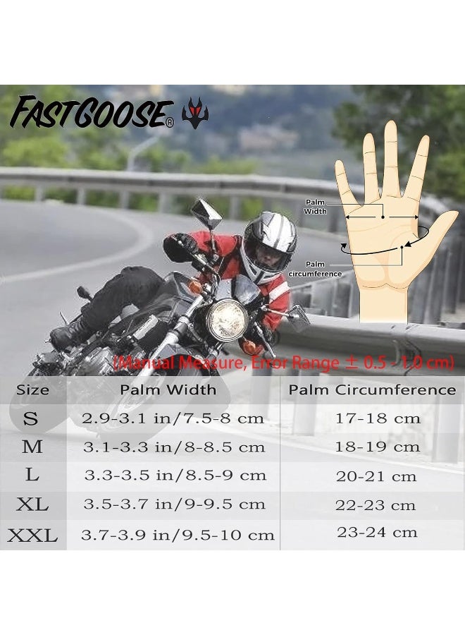 FASTGOOSE FASTGOOSE Dirt Bike Motorcycle Gloves Motocross Gloves Motorbike Riding Bike Gloves ATV MX MTB Off Road Racing Sports Cycling Glove  - Image 5