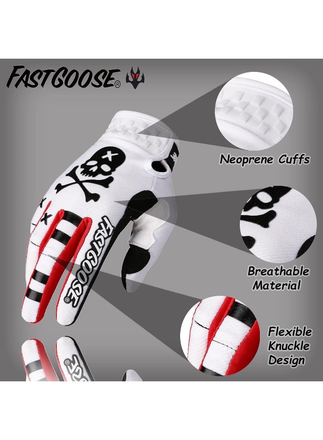 FASTGOOSE FASTGOOSE Dirt Bike Motorcycle Gloves Motocross Gloves Motorbike Riding Bike Gloves ATV MX MTB Off Road Racing Sports Cycling Glove  - Image 2